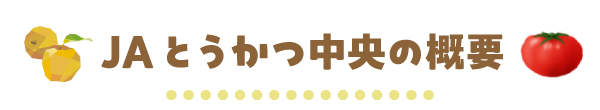 JAとうかつ中央の概要